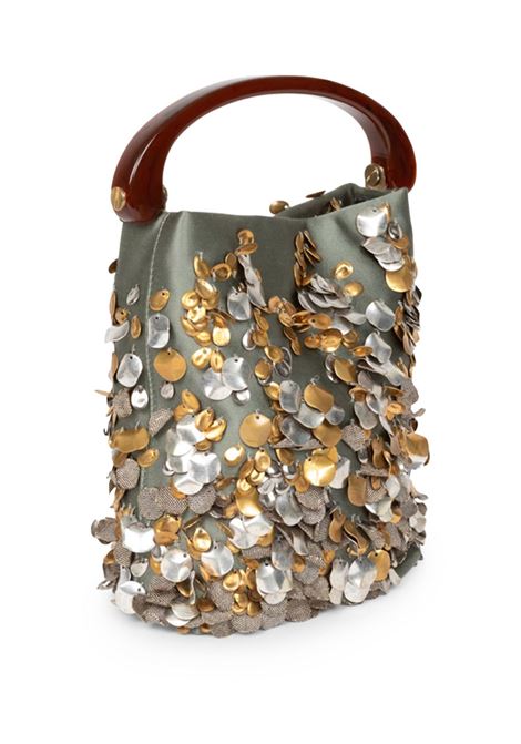 Light green sequin-embellished bag Dries van noten - women DRIES VAN NOTEN | 251011522696601